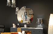 Miroir gris fumé et clair 120*125*2