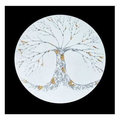 Autumn Tree Mirror round 100CM