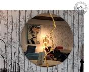 MIROIR VESUVIO BRONZE 100*100*2