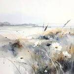 COASTAL FLOWER 1 (71*71cm)