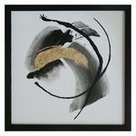 Peinture sur toile cadre noir40x40cm
