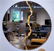 MIROIR VESUVIO BRONZE 120*120*2