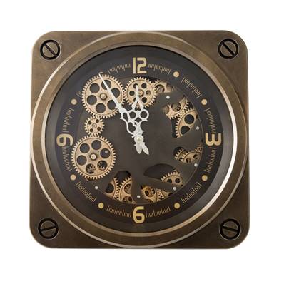 HORLOGE CARREE 37CM