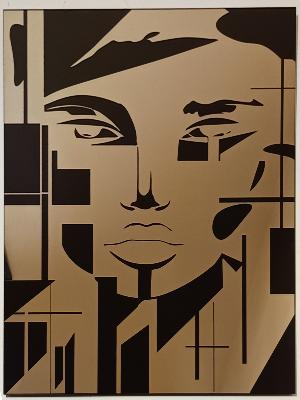 MIROIR VISAGE NB 80*120CM