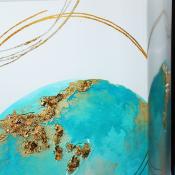 Bubbles Aqua & Gold II