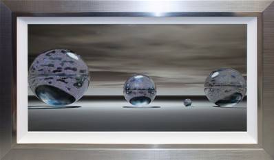 Silver Sphere (72 x 122cm)