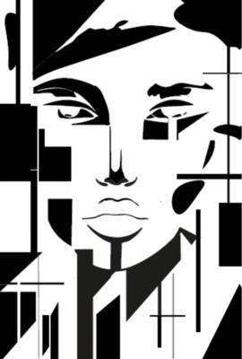 MIROIR VISAGE NB 80*120CM