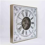 HORLOGE CARREE 82CM