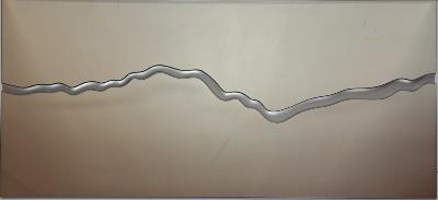 MIROIR VESUVIO SILVER 150*70*1.6