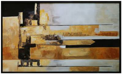 Peinture sur toile cadre noir150x90cm