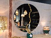 MIROIR VESUVIO BRONZE 120*120*2