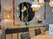 MIROIR VESUVIO BRONZE 100*100*2