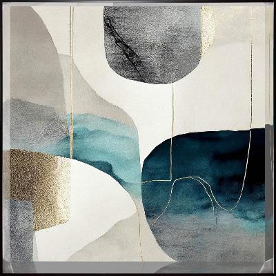 AQUA PEEBLES 1 (91x91cm)