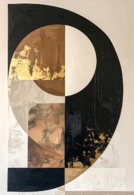 GOLD SHAPES 2 (116*80CM)