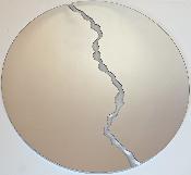 MIROIR VESUVIO SILVER 100*100*2